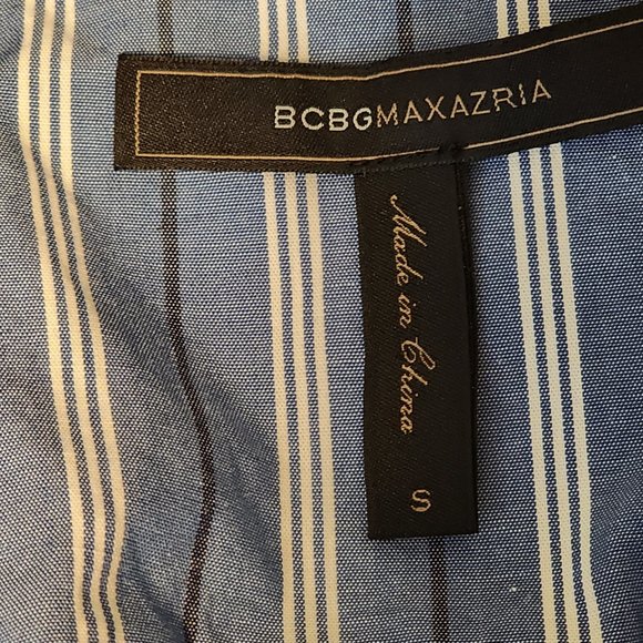 BCBGMaxAzria Sleeveless Calypso Button Down Midi Dress - Popover Back | Size S - Picture 9 of 9